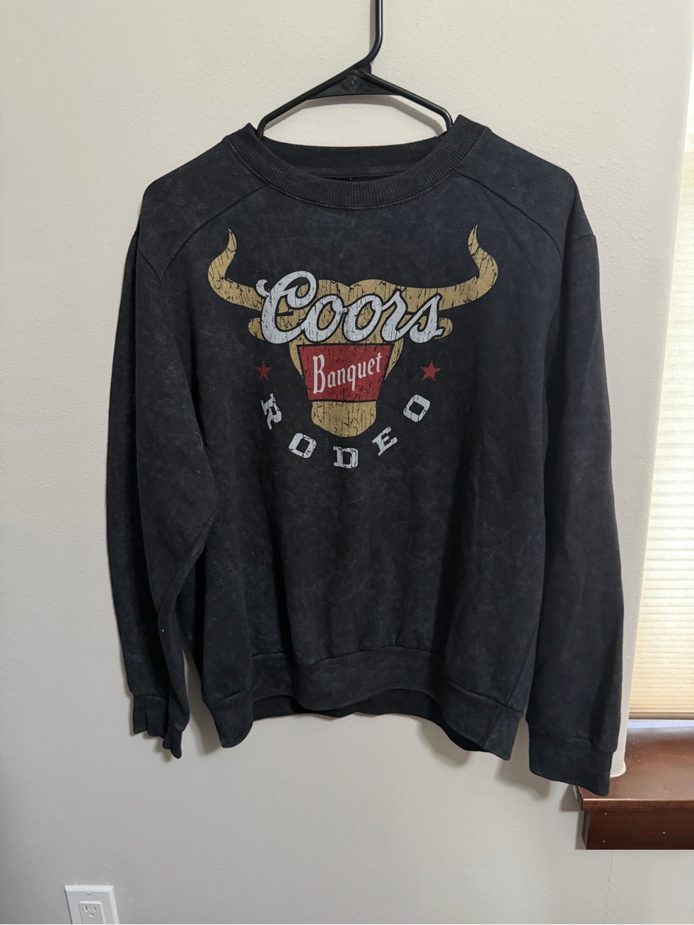 Coors Banquet Rodeo Crewneck Sweatshirt Size L